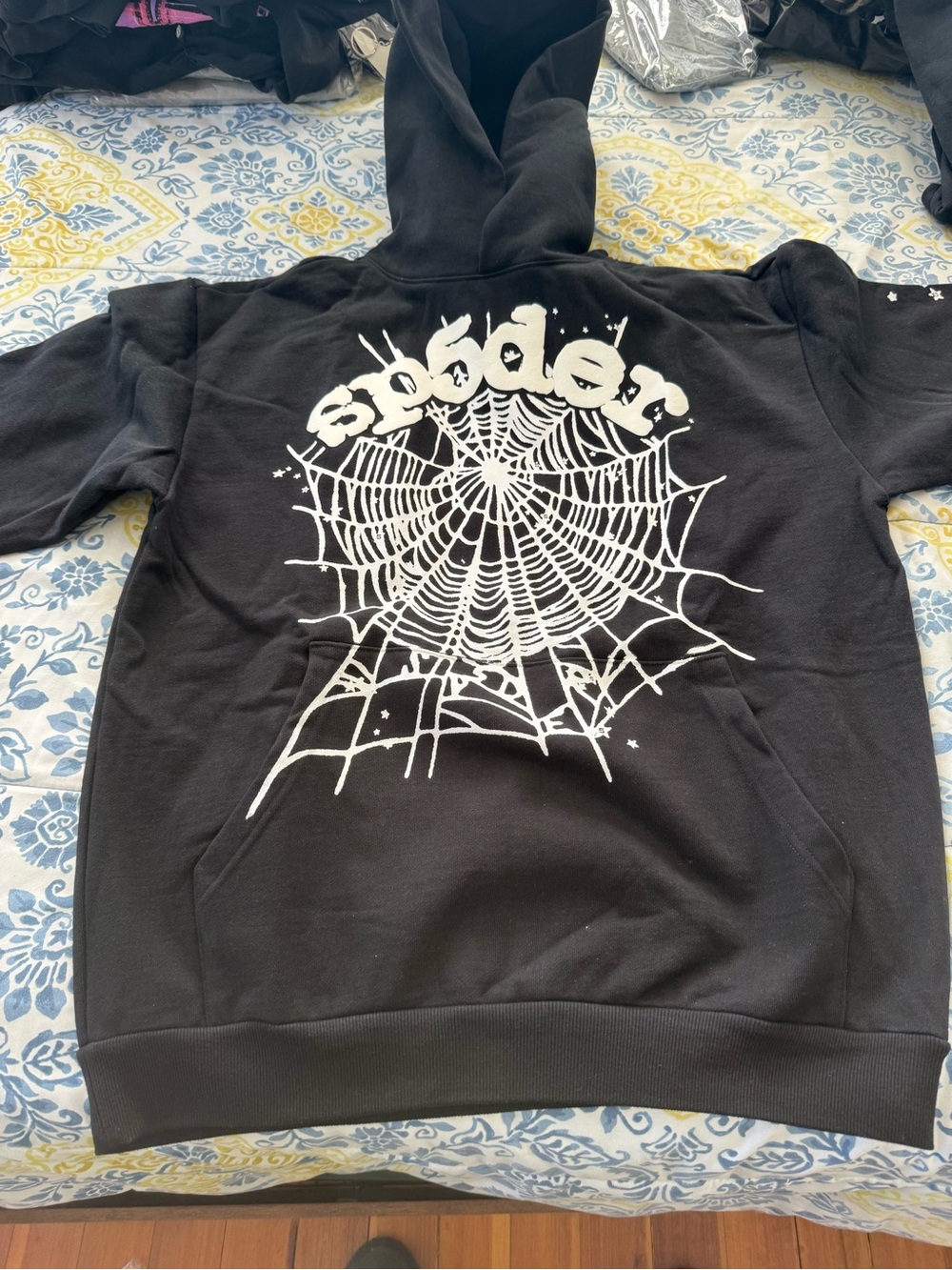 Sp5der OG Web Men’s Black Graphic Hoodie
